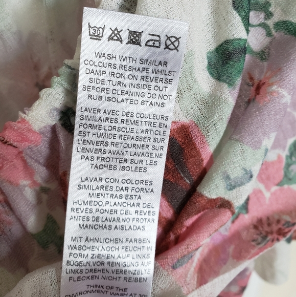 ASOS Floral Off-the-Shoulder Ruffled Crop Top - Picture 13 of 13